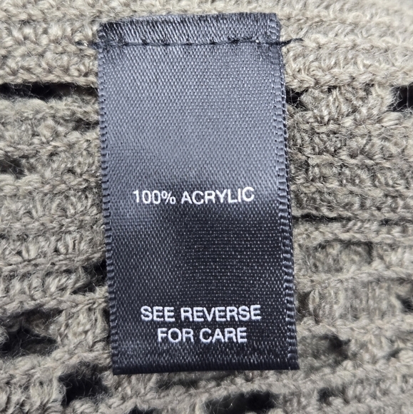 BUCKLE BLACK FRINGE CARDIGAN SWEATER OPEN FRONT MAJOR BROWN WOMEN OS BOHO LAYER - Picture 9 of 13